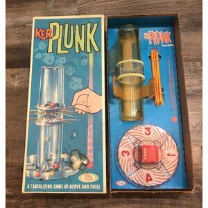 Vintage 1967 KerPlunk Game By Ideal Complete in Box